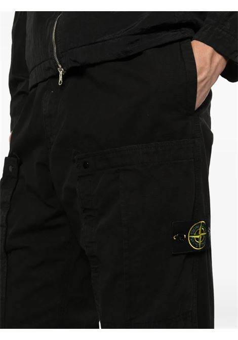 3100007 pants man black STONE ISLAND | L1S15 3100007 S0298V0029